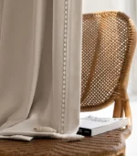Solace Blackout Curtains Double Sided Textured Heavy Drapes - Image 4