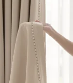 Solace Blackout Curtains Double Sided Textured Heavy Drapes - Image 5