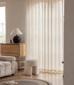 Laceleaf Patterned Custom Sheer Linen Curtain - Image 3