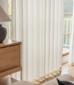 Laceleaf Patterned Custom Sheer Linen Curtain - Image 4