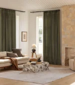 Atelier Wool-Linen Blend Room Darkening Curtain - Image 3