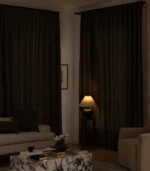 Atelier Wool-Linen Blend Room Darkening Curtain - Image 5