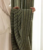 Atelier Wool-Linen Blend Room Darkening Curtain - Image 8