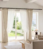 Night Double-Sided Textured Blackout Curtain