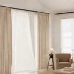 Night Double-Sided Textured Blackout Curtain