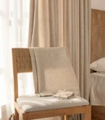 Sage Linen Blend Light Filtering Linen Curtain - Image 9