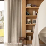 Dawn Cotton Blend Room Darkening Curtain with Subtle Woven Luster
