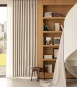Dawn Cotton Blend Room Darkening Curtain with Subtle Woven Luster