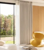 Dawn Cotton Blend Room Darkening Curtain with Subtle Woven Luster - Image 3