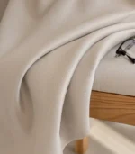Dawn Cotton Blend Room Darkening Curtain with Subtle Woven Luster - Image 2